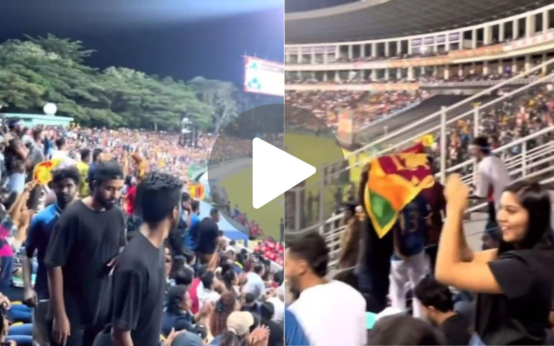 [Watch] 'Rohit...Rohit' Chants Dominate Pallekele Stadium During IND Vs SL 1st T20I